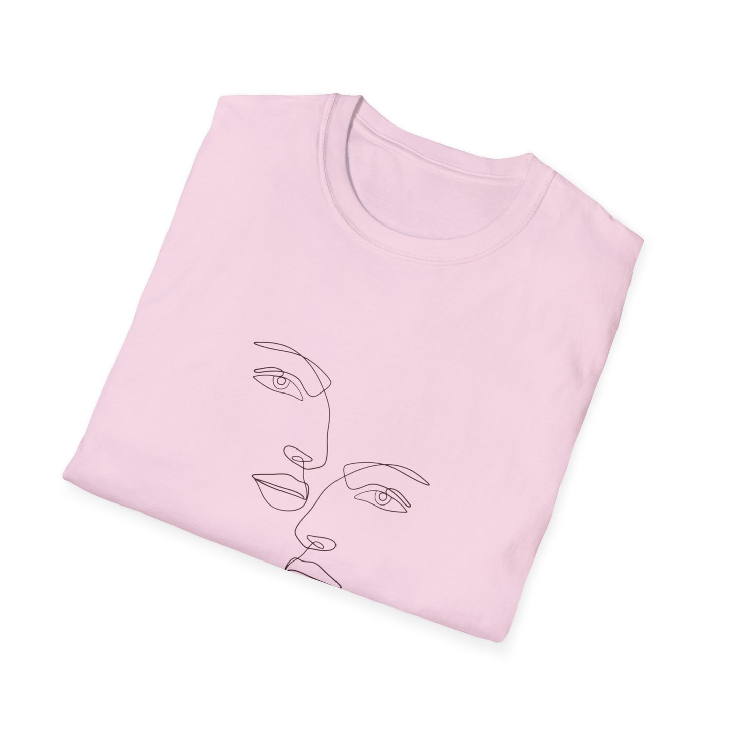 Line Art Couple T-Shirt, Relationship Gift, Minimalist Tee, Couples Matching Shirt, Love Quote Top