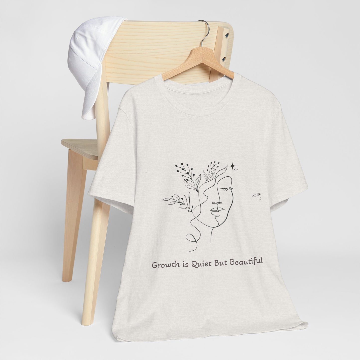 The Bloom Collection Growth Inspired Unisex Tee, Positive Vibe Shirt, Inspirational Quote Top, Everyday Casual Wear, Gift for Self-Care