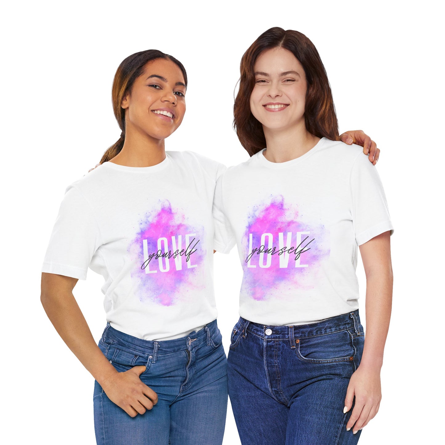 Love Yourself Graphic Tee, Unisex Casual T-Shirt, Motivational Shirt, Inspirational Gift, Pride Shirt, Self-Care Apparel