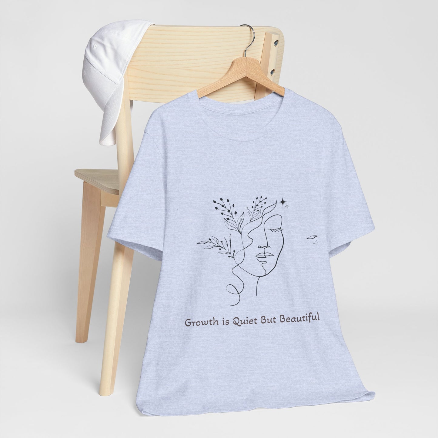 The Bloom Collection Growth Inspired Unisex Tee, Positive Vibe Shirt, Inspirational Quote Top, Everyday Casual Wear, Gift for Self-Care