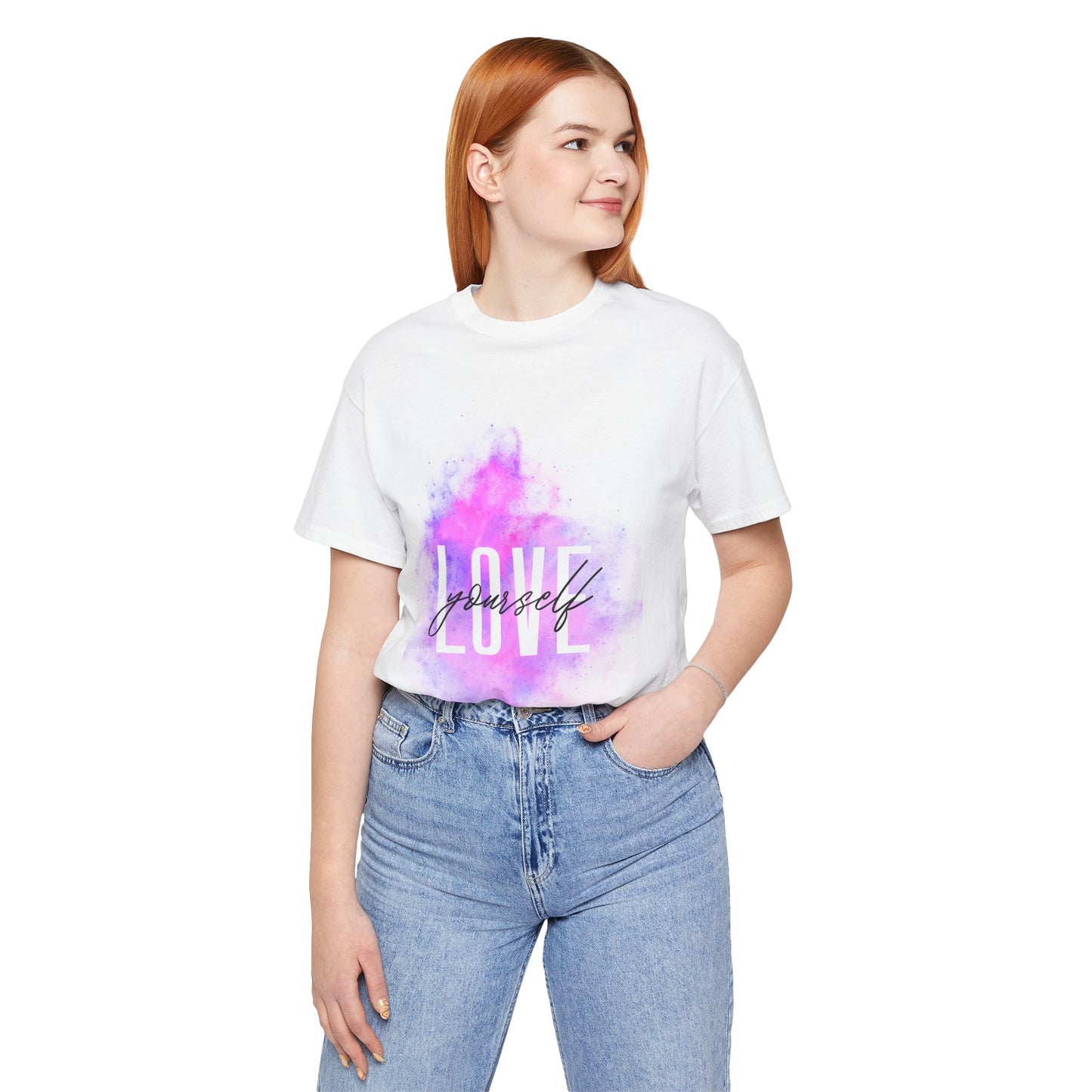 Love Yourself Graphic Tee, Unisex Casual T-Shirt, Motivational Shirt, Inspirational Gift, Pride Shirt, Self-Care Apparel