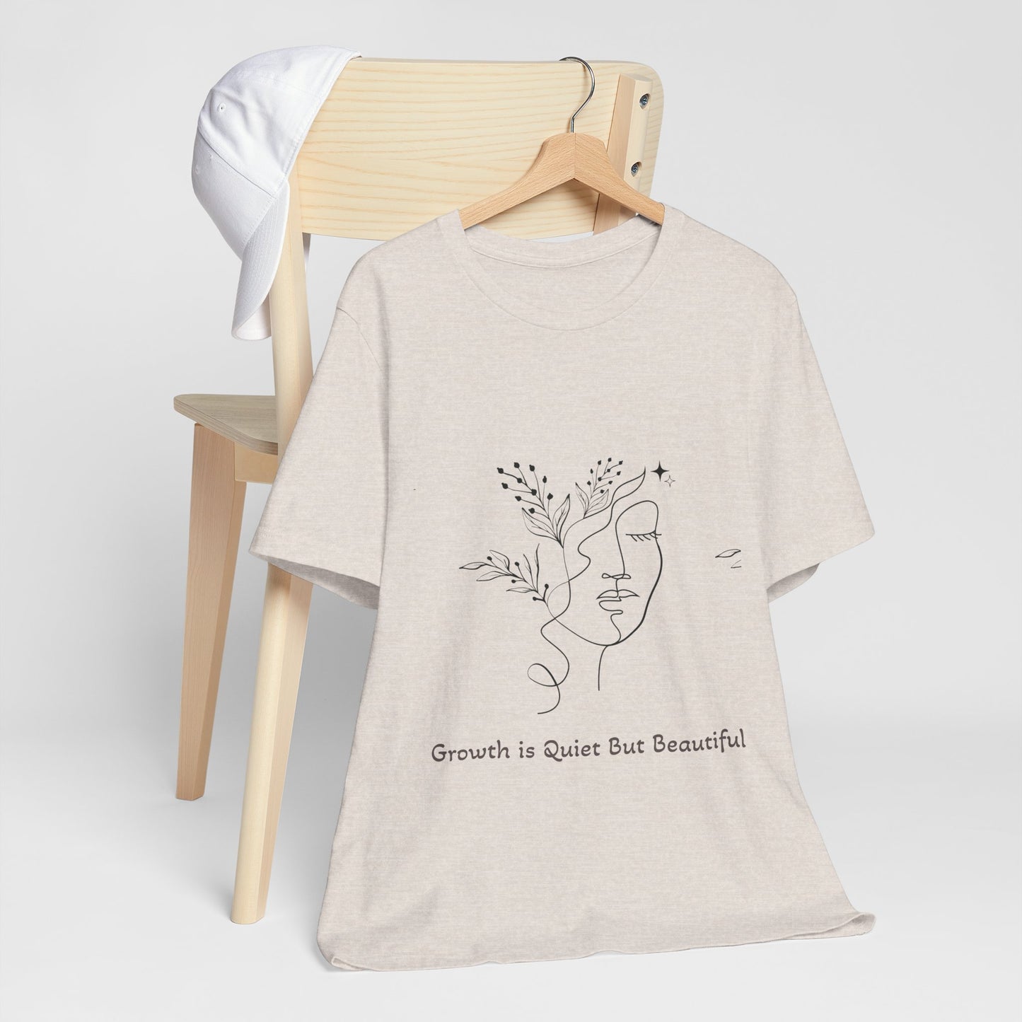 The Bloom Collection Growth Inspired Unisex Tee, Positive Vibe Shirt, Inspirational Quote Top, Everyday Casual Wear, Gift for Self-Care