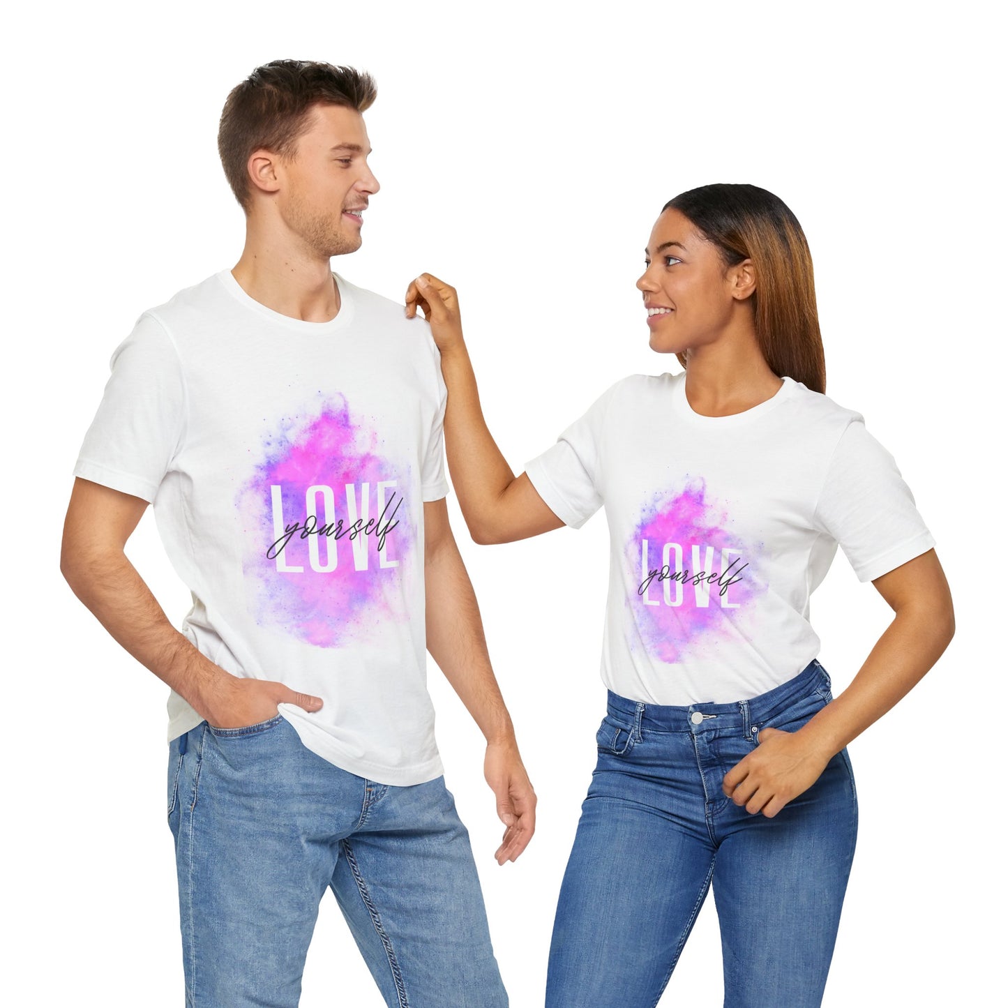 Love Yourself Graphic Tee, Unisex Casual T-Shirt, Motivational Shirt, Inspirational Gift, Pride Shirt, Self-Care Apparel