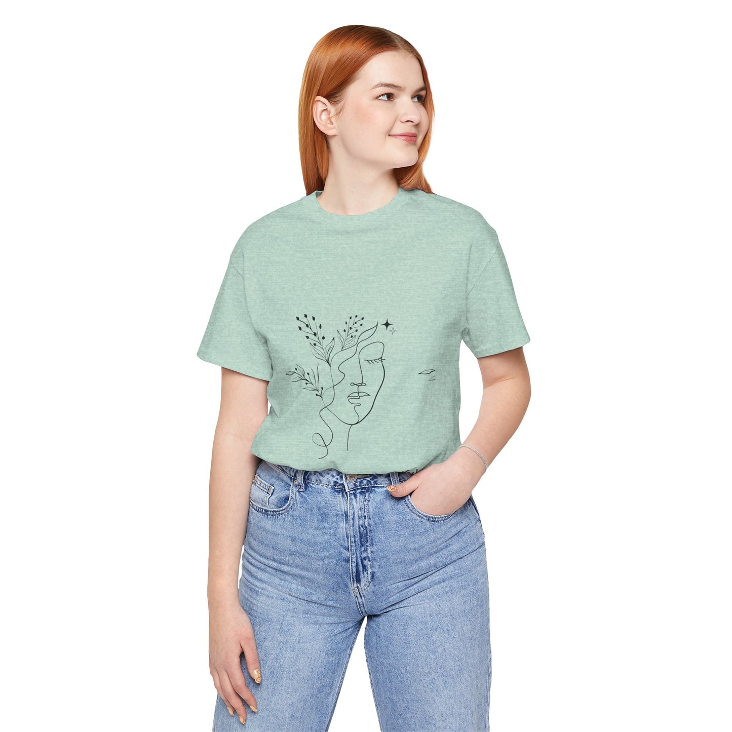 The Bloom Collection Growth Inspired Unisex Tee, Positive Vibe Shirt, Inspirational Quote Top, Everyday Casual Wear, Gift for Self-Care