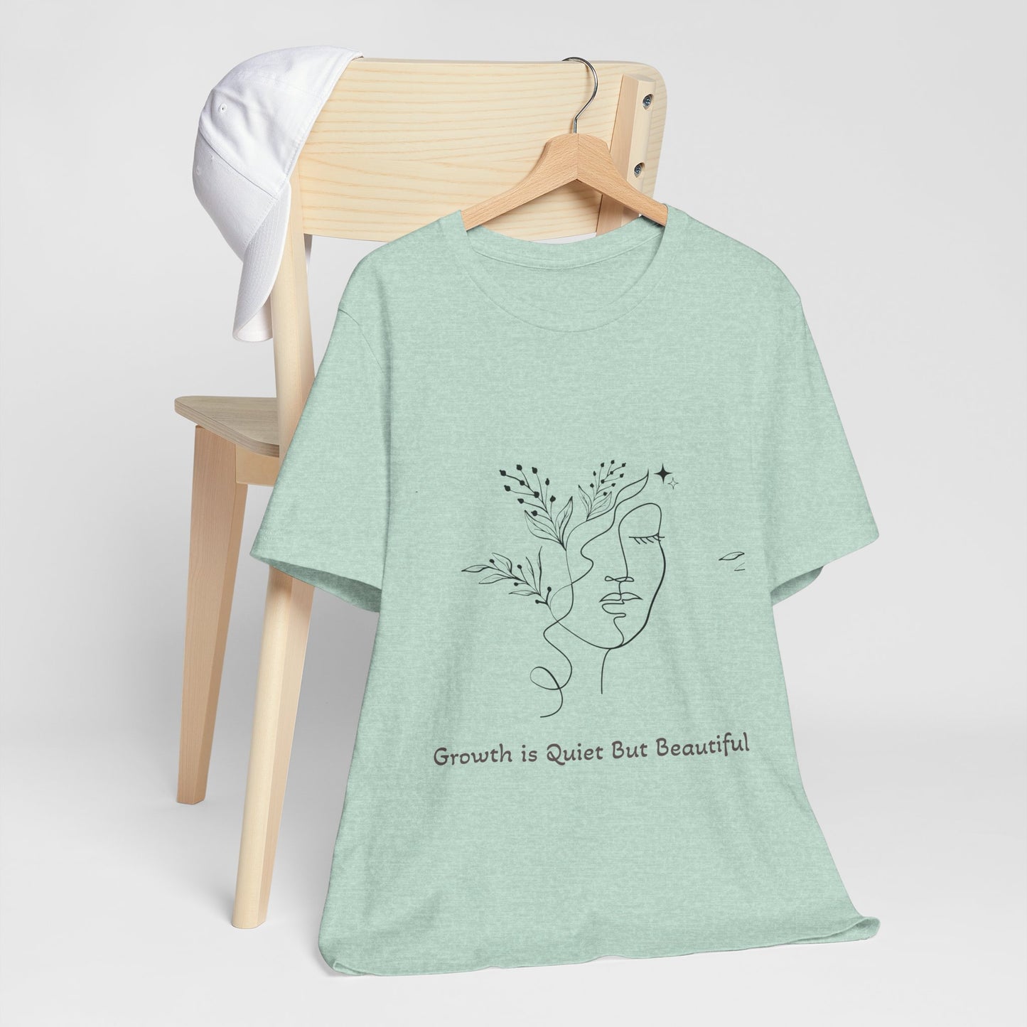 The Bloom Collection Growth Inspired Unisex Tee, Positive Vibe Shirt, Inspirational Quote Top, Everyday Casual Wear, Gift for Self-Care