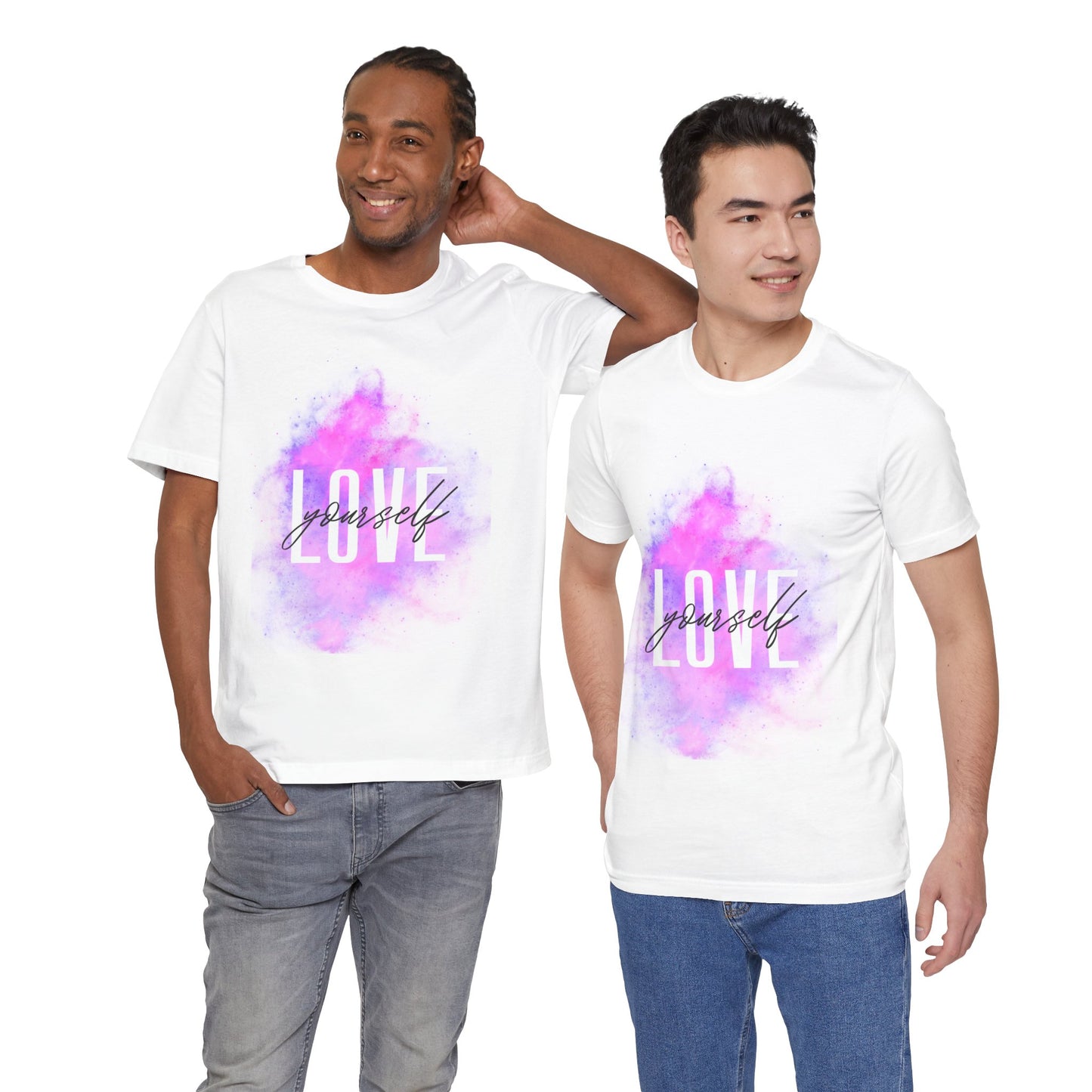 Love Yourself Graphic Tee, Unisex Casual T-Shirt, Motivational Shirt, Inspirational Gift, Pride Shirt, Self-Care Apparel
